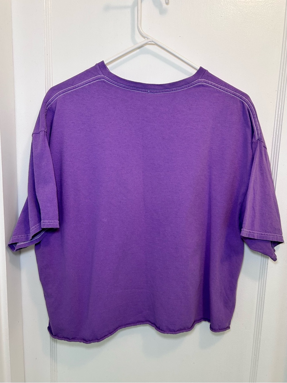 Junk Food Urban Outfitters Purple Cropped Chevrolet Racing Graphic T-Shirt XL - Picture 4 of 4